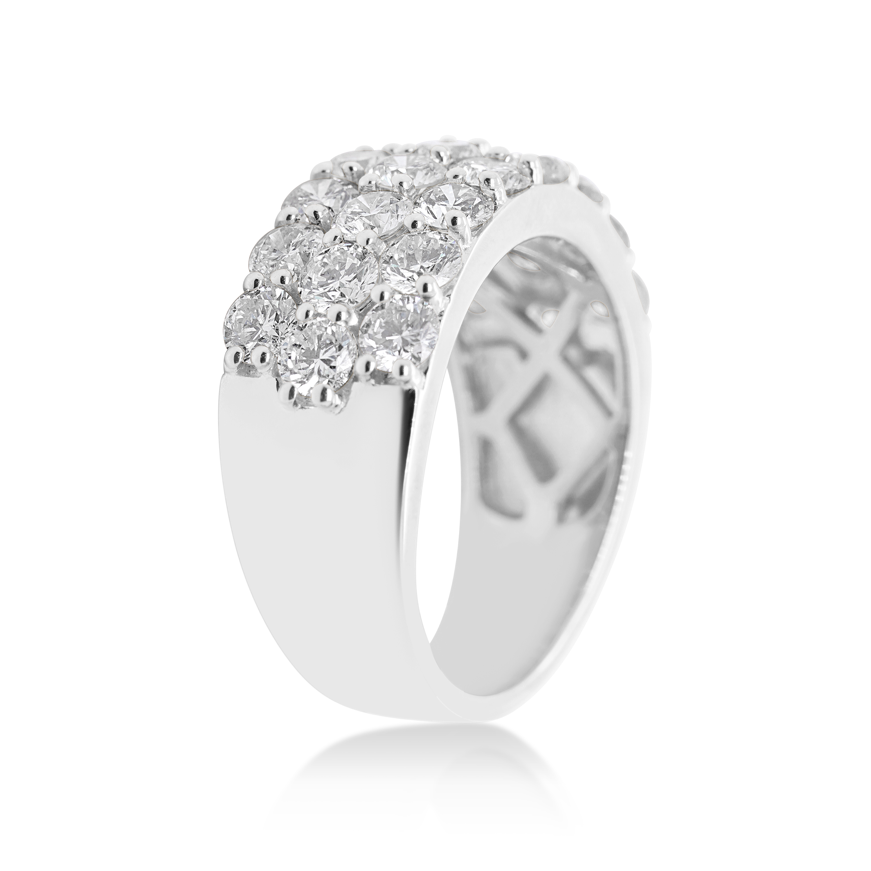 Diamond Ring 4.50 ct. 14K White Gold
